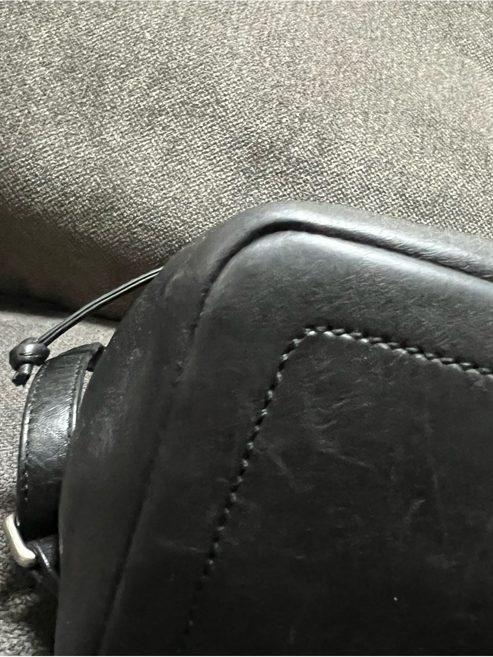 EXCELLENT CONDITION Coach Black Leather DayPack Back pack - Authentic! - Picture 11 of 12